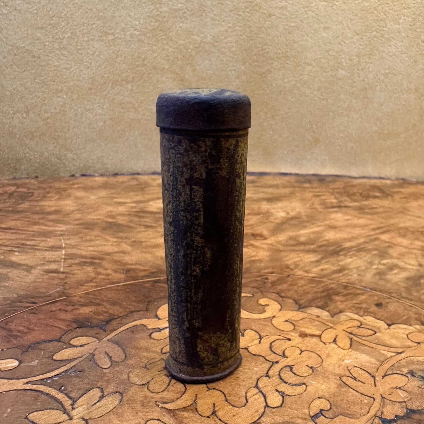 Old Advertising Tin Small Jar