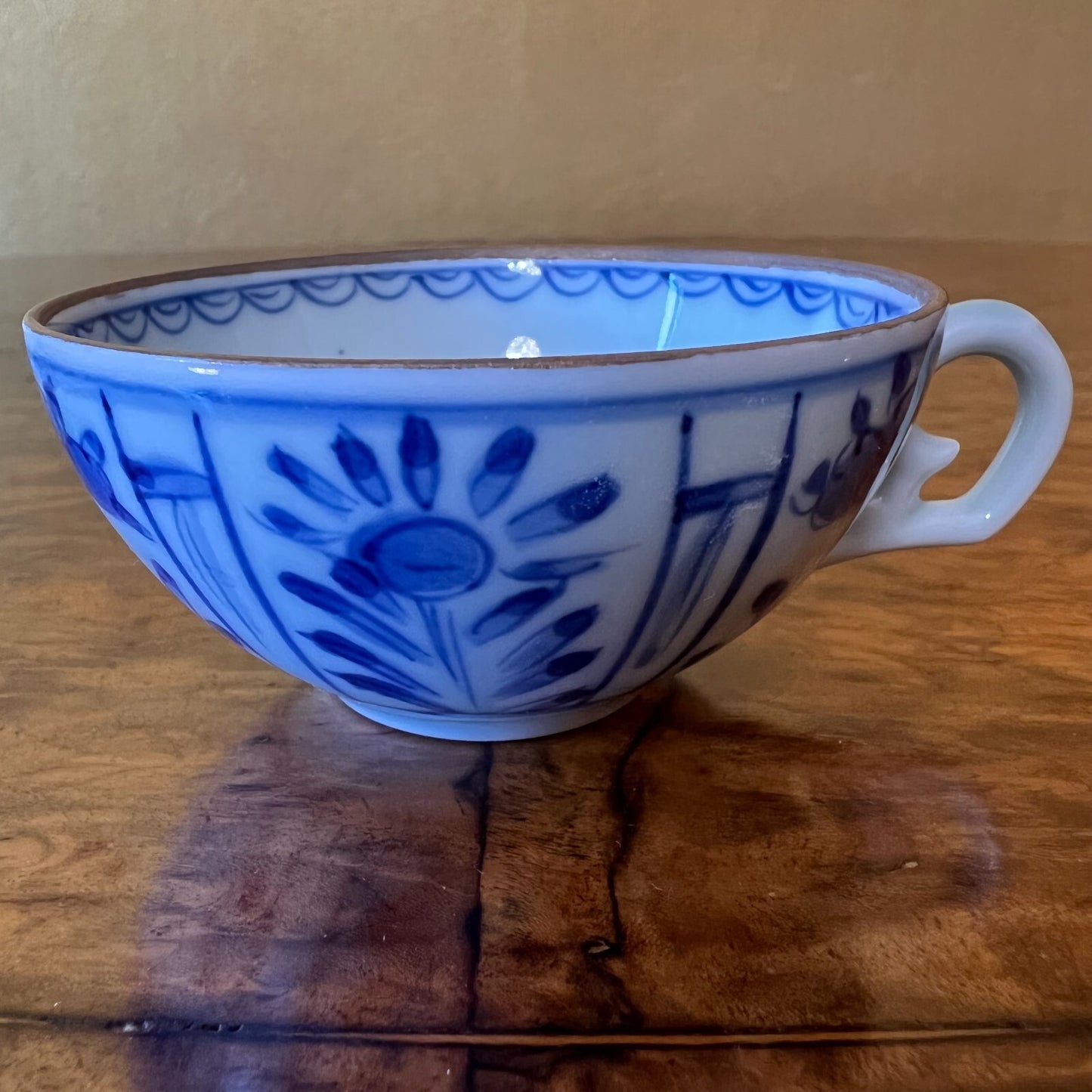 Oriental Demitasse Coffee Cup & Saucer
