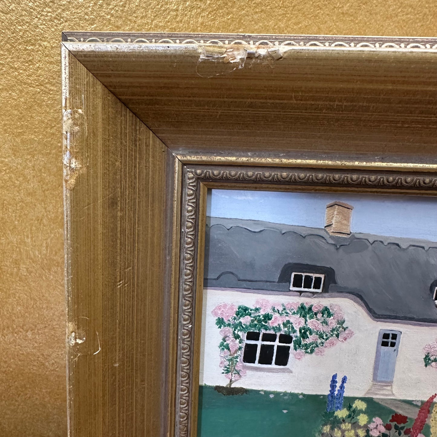 Painting Of House by M Bernard