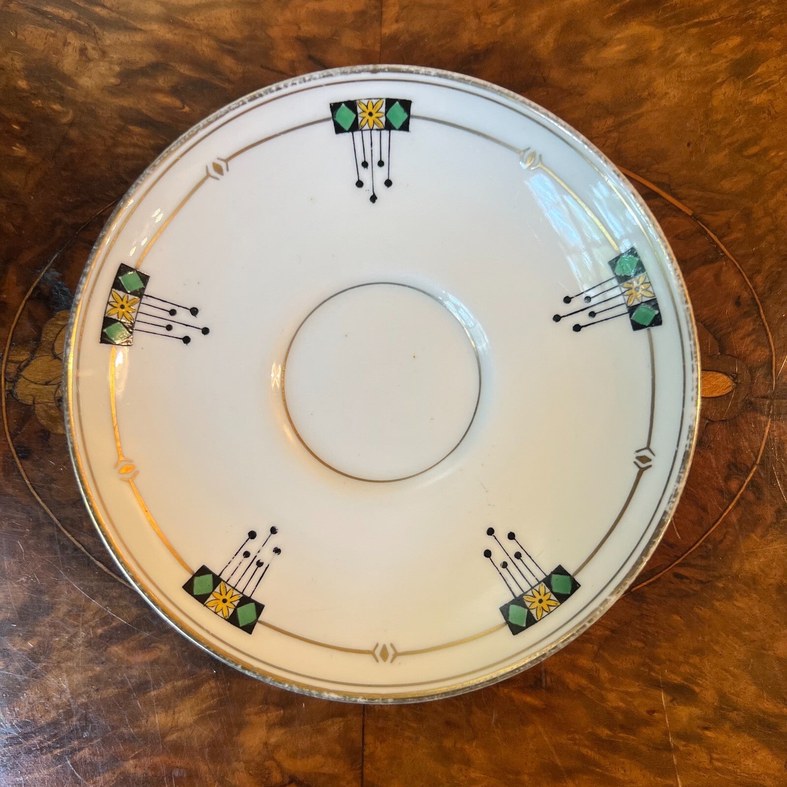Paragon Green Gold Saucer