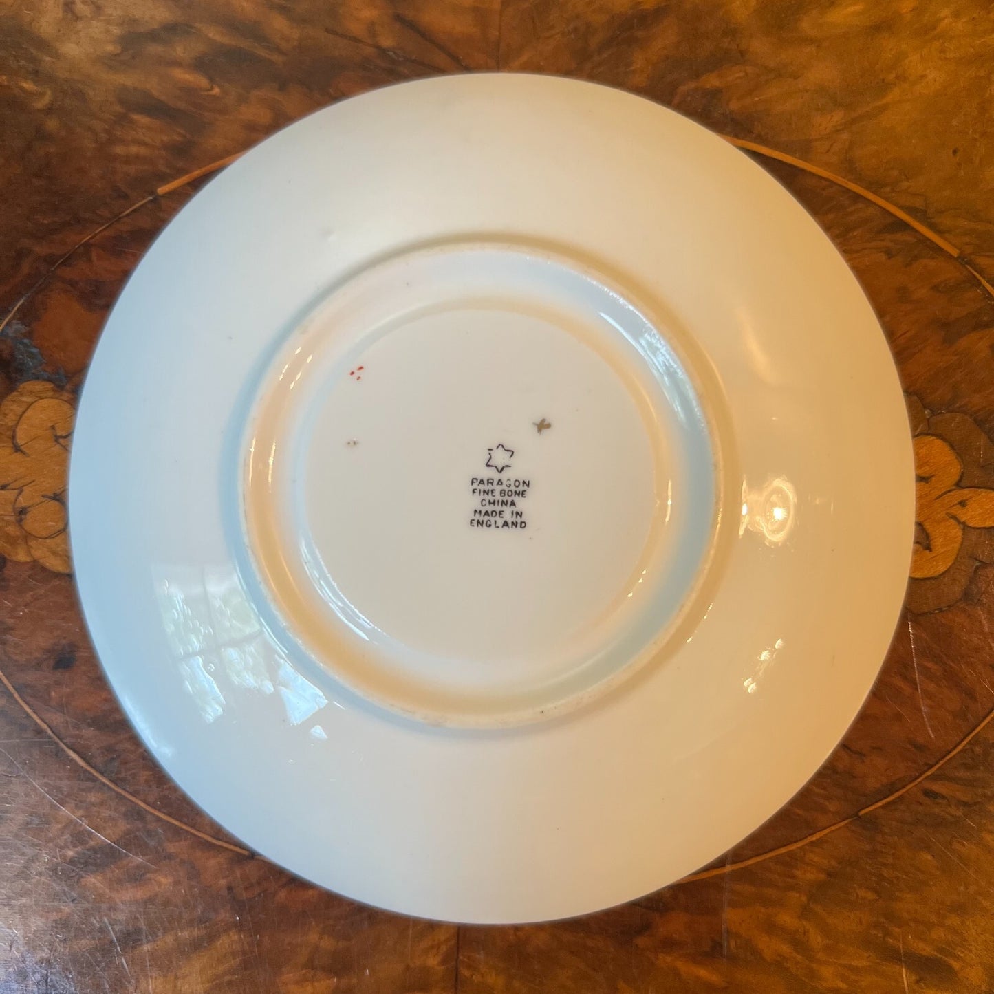 Paragon Green Gold Saucer Plate