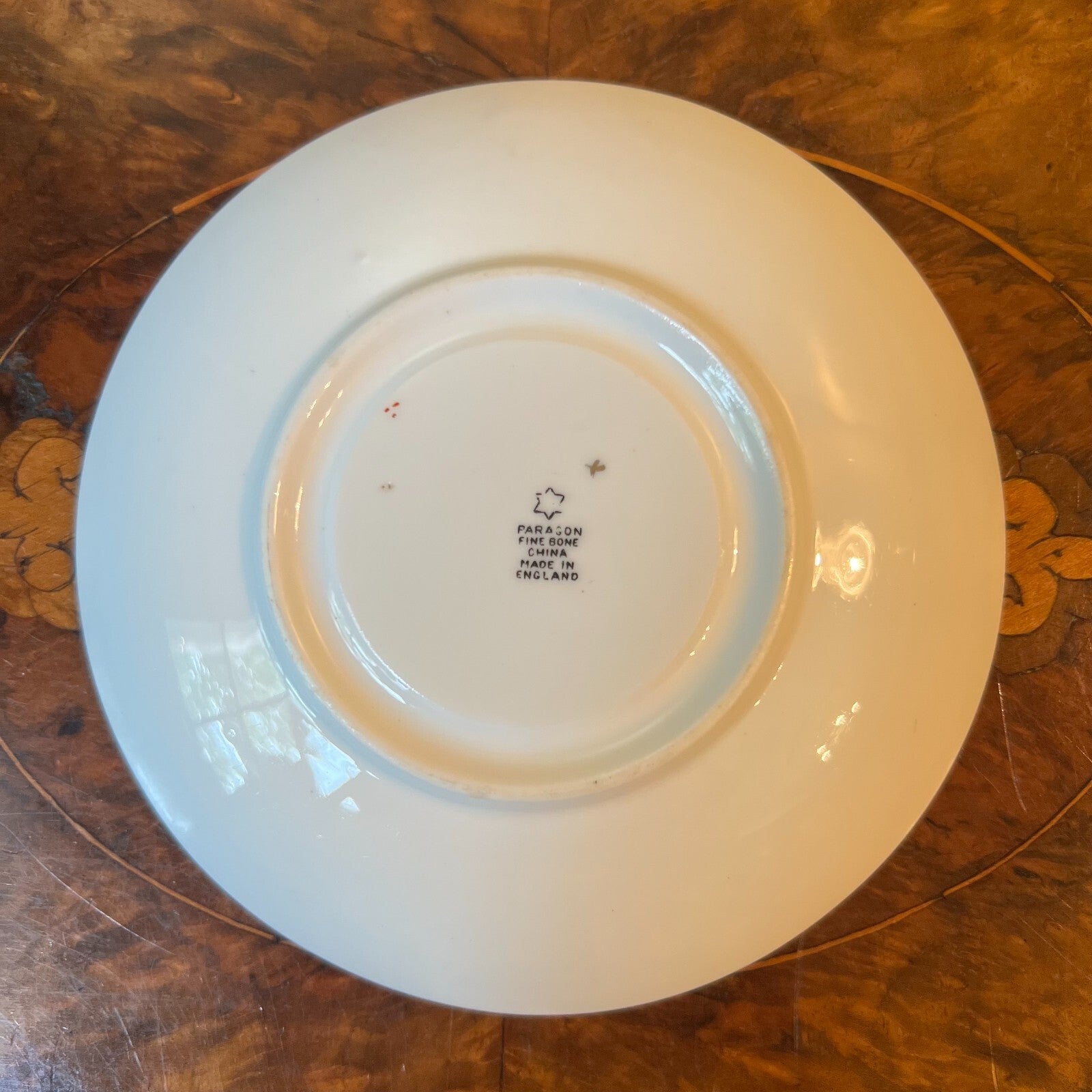 Paragon Green Gold Saucer Plate