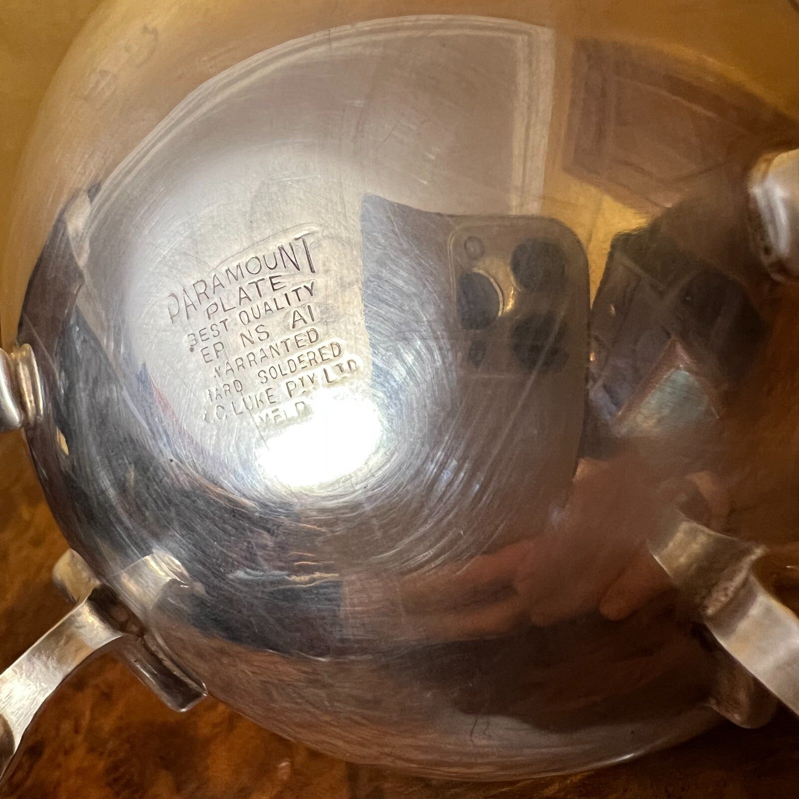 Paramount Silver Plate Sugar Bowl and Milk Jug Set