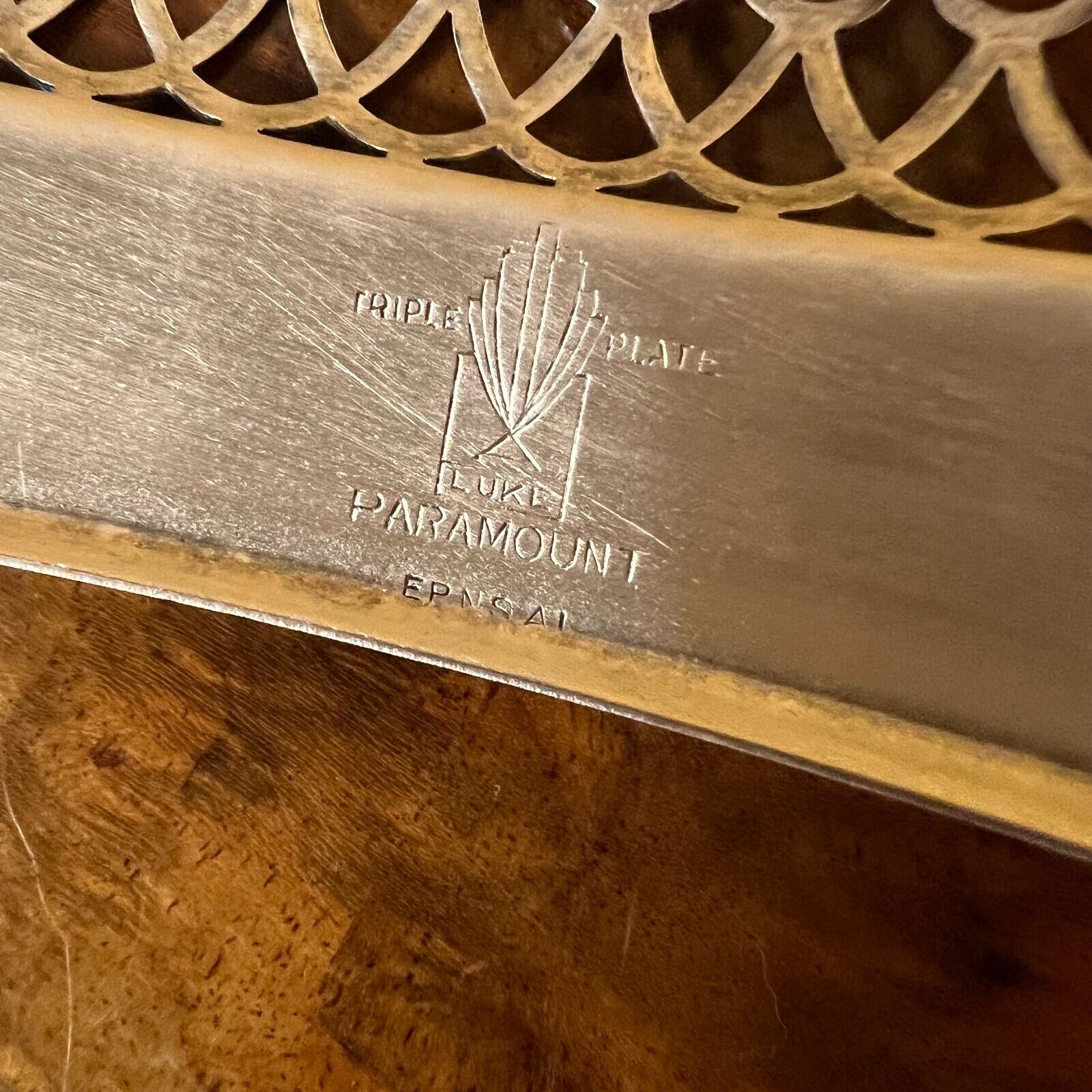 Paramount Silver Plated Dish Holder