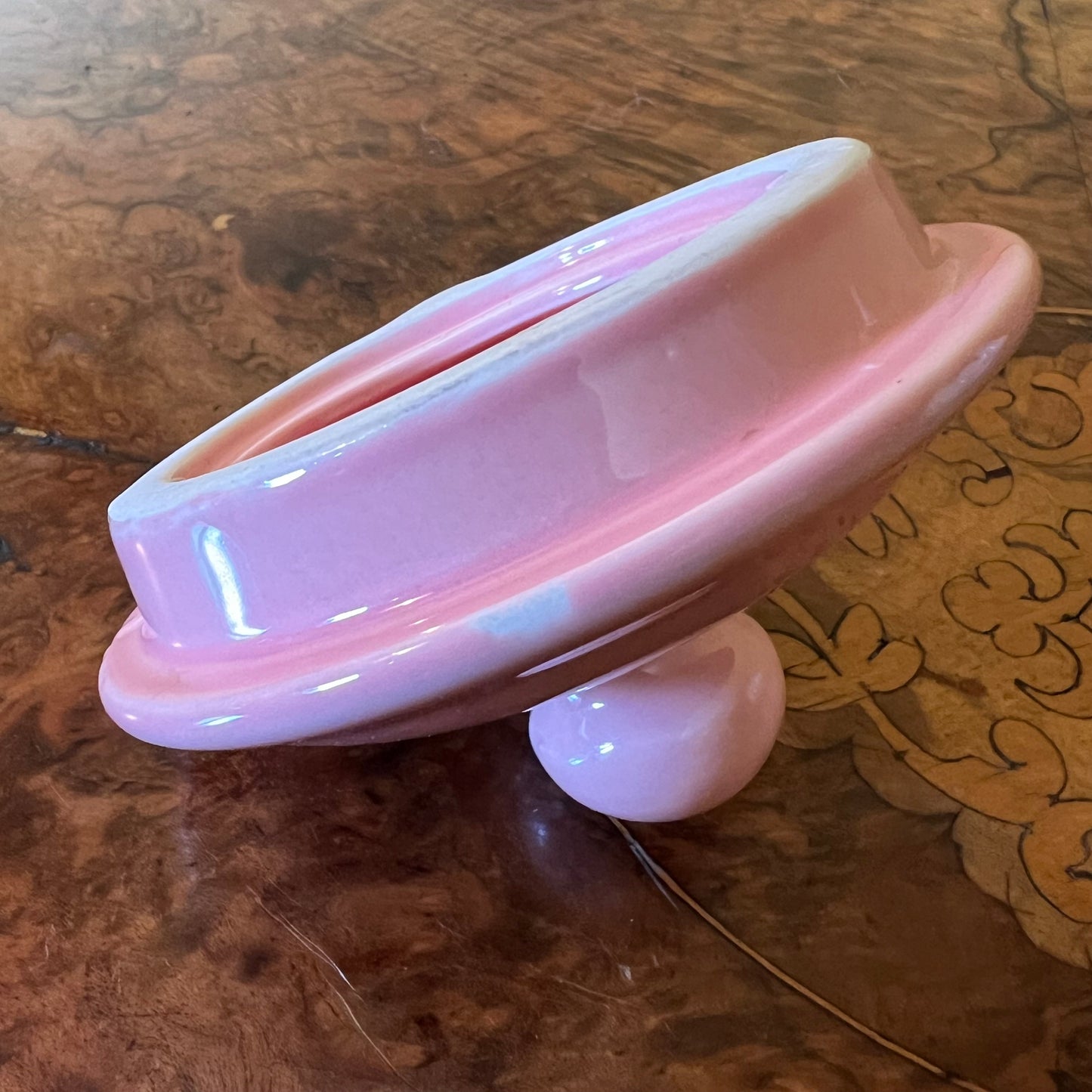 Pink Duck Print Tea Pot