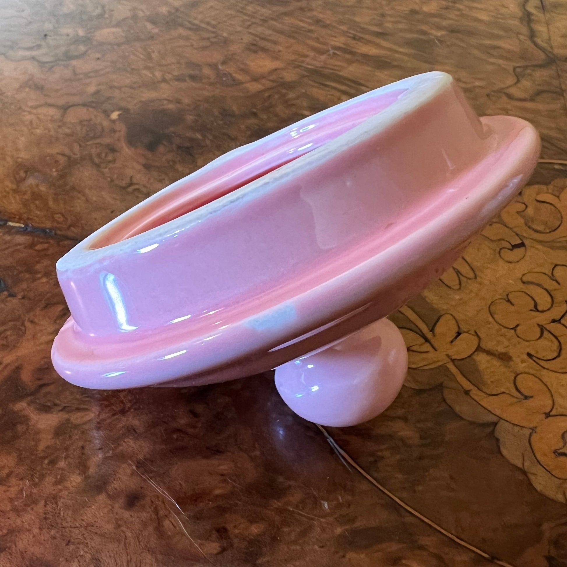 Pink Duck Print Tea Pot