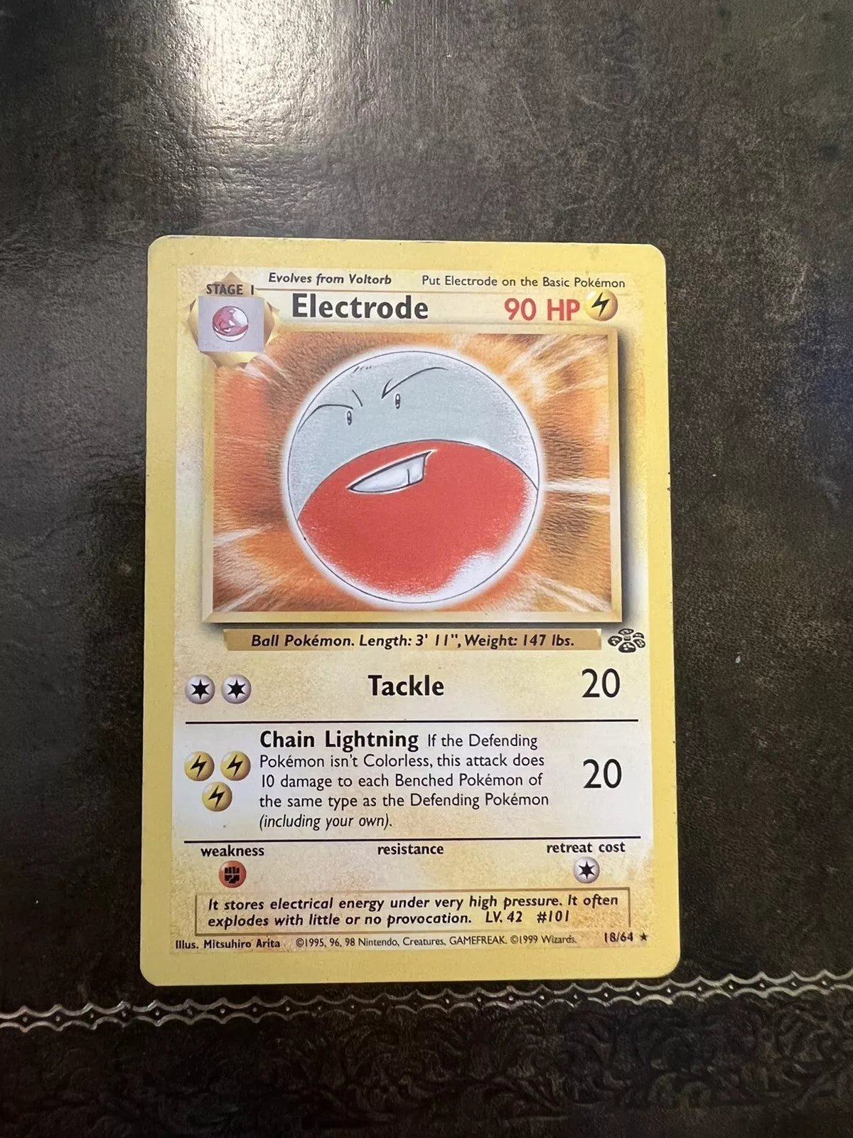 Pokemon Card Electrode Rare 1990s