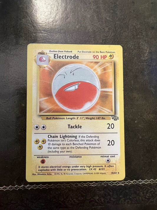 Pokemon Card Electrode Rare 1990s