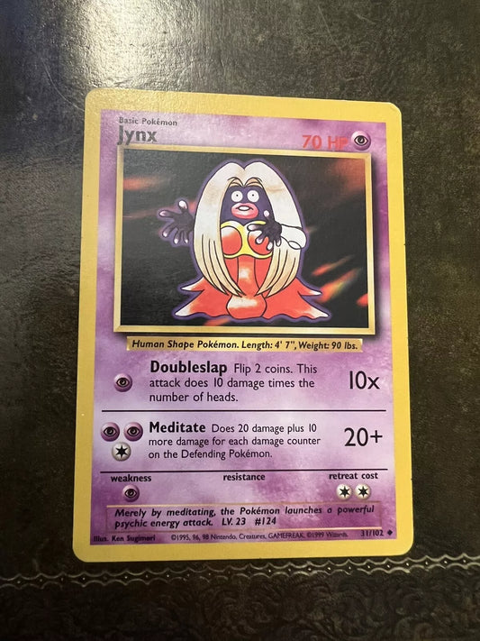Pokemon Card Jynx Uncommon 1990s