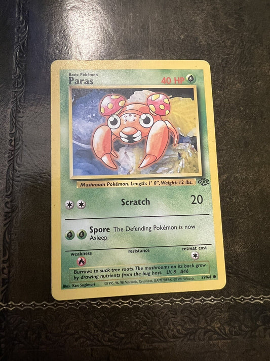 Pokemon Card Paras 1990s Common