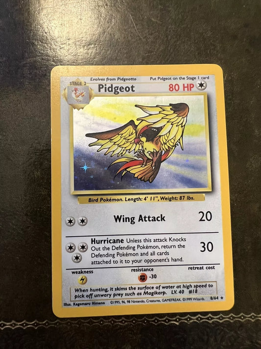 Pokemon Card Pidgeot Holo 1990s Rare