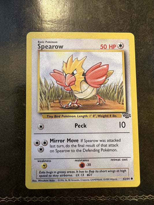 Pokemon Card Spearow 1990s Common
