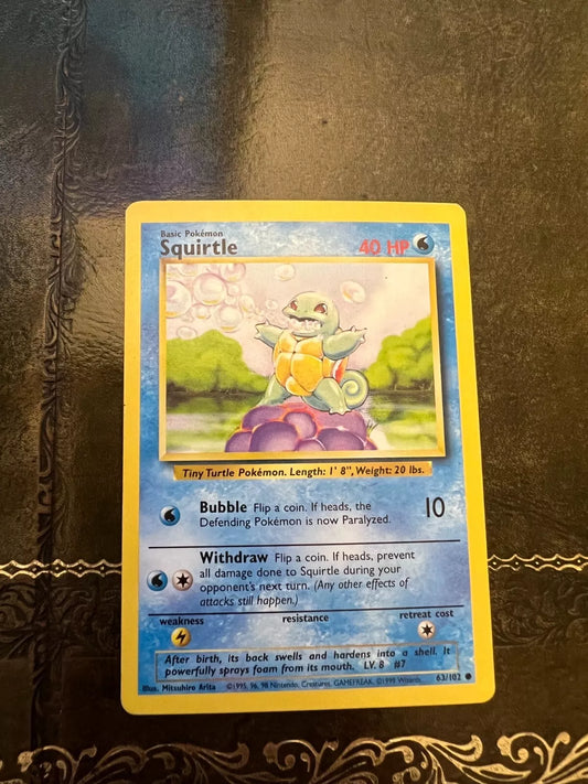 Pokemon Card Squirtle 1990s Common