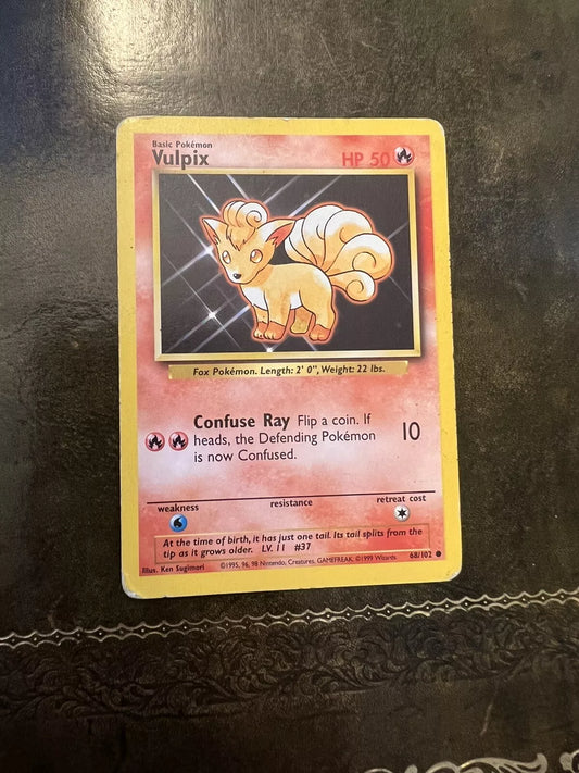 Pokemon Card Vulpix 1990s Common