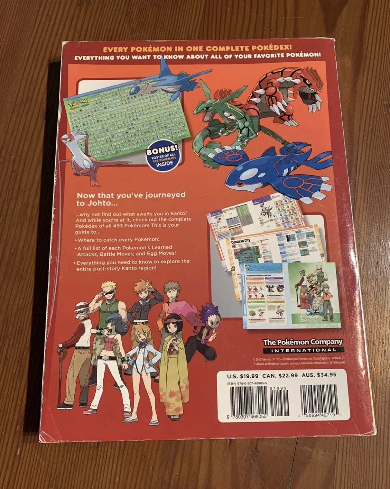 Pokemon Pokedex Kanto Region