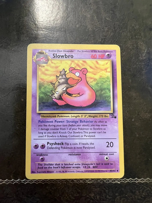 Pokemon card Slowbro 1990s Uncommon