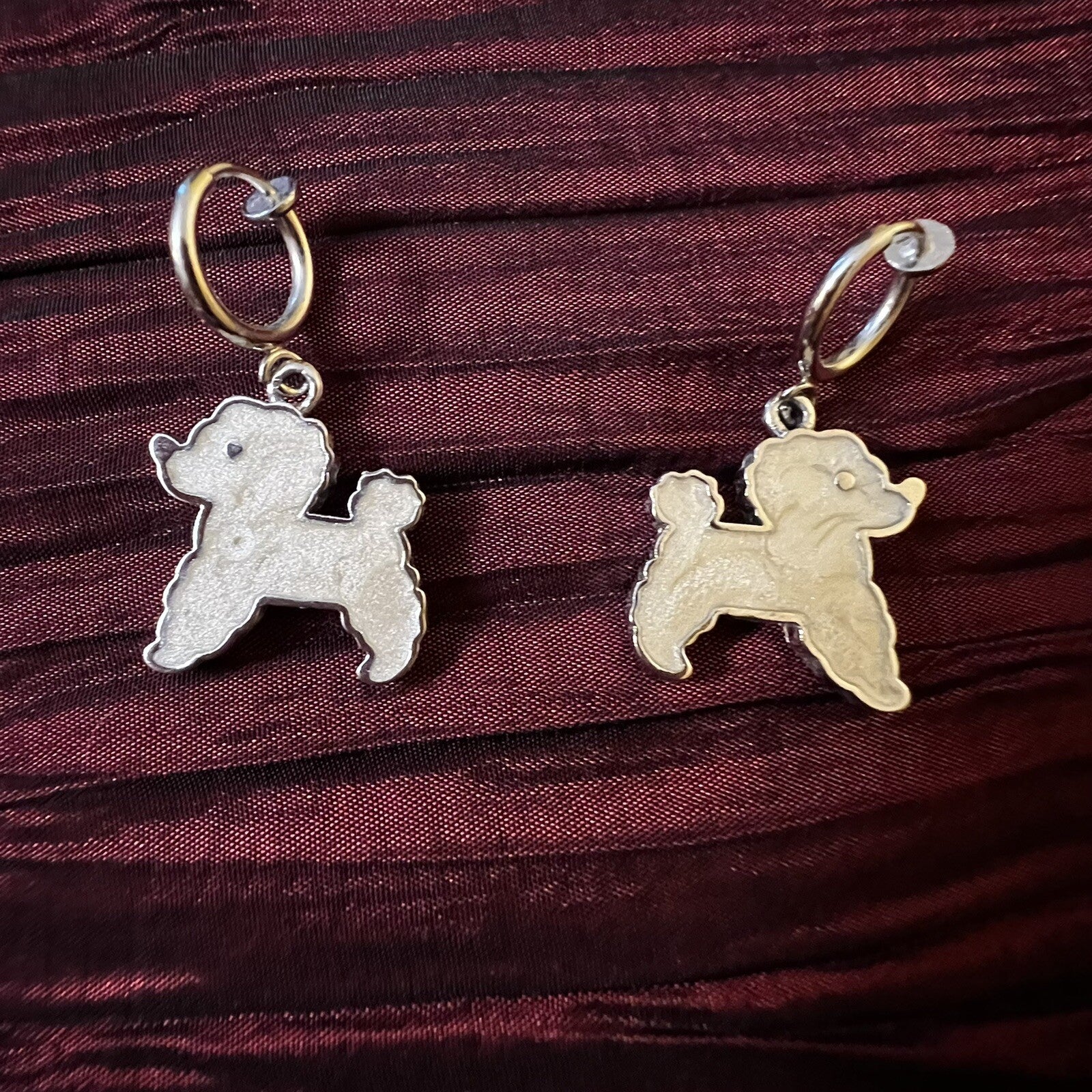 Poodle Earrings