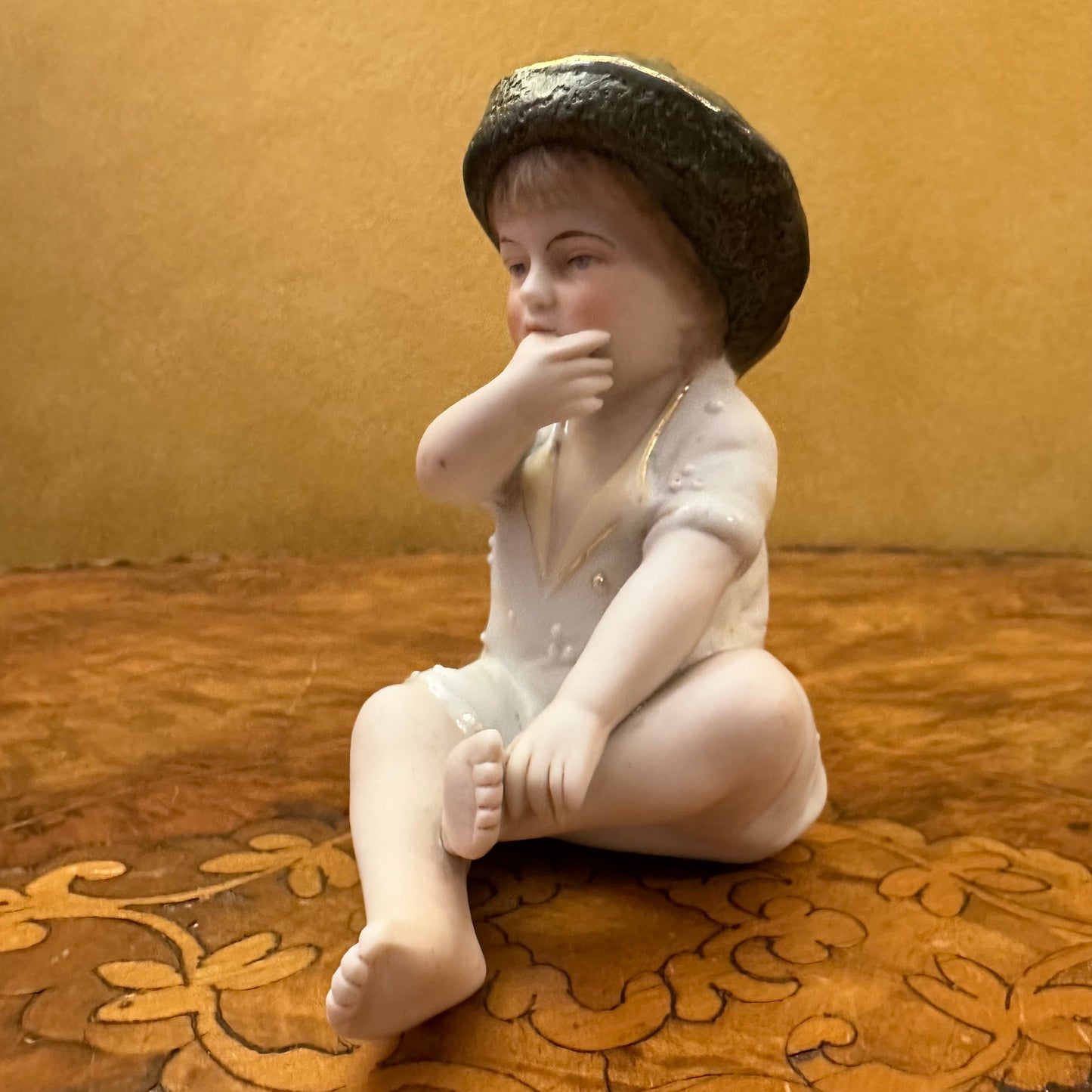 Porcelain Boy Bisque Figurine