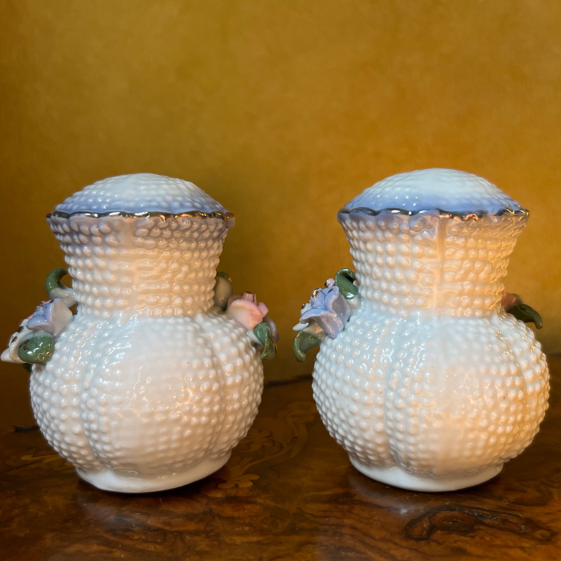 Porcelain Salt & Pepper Shakers