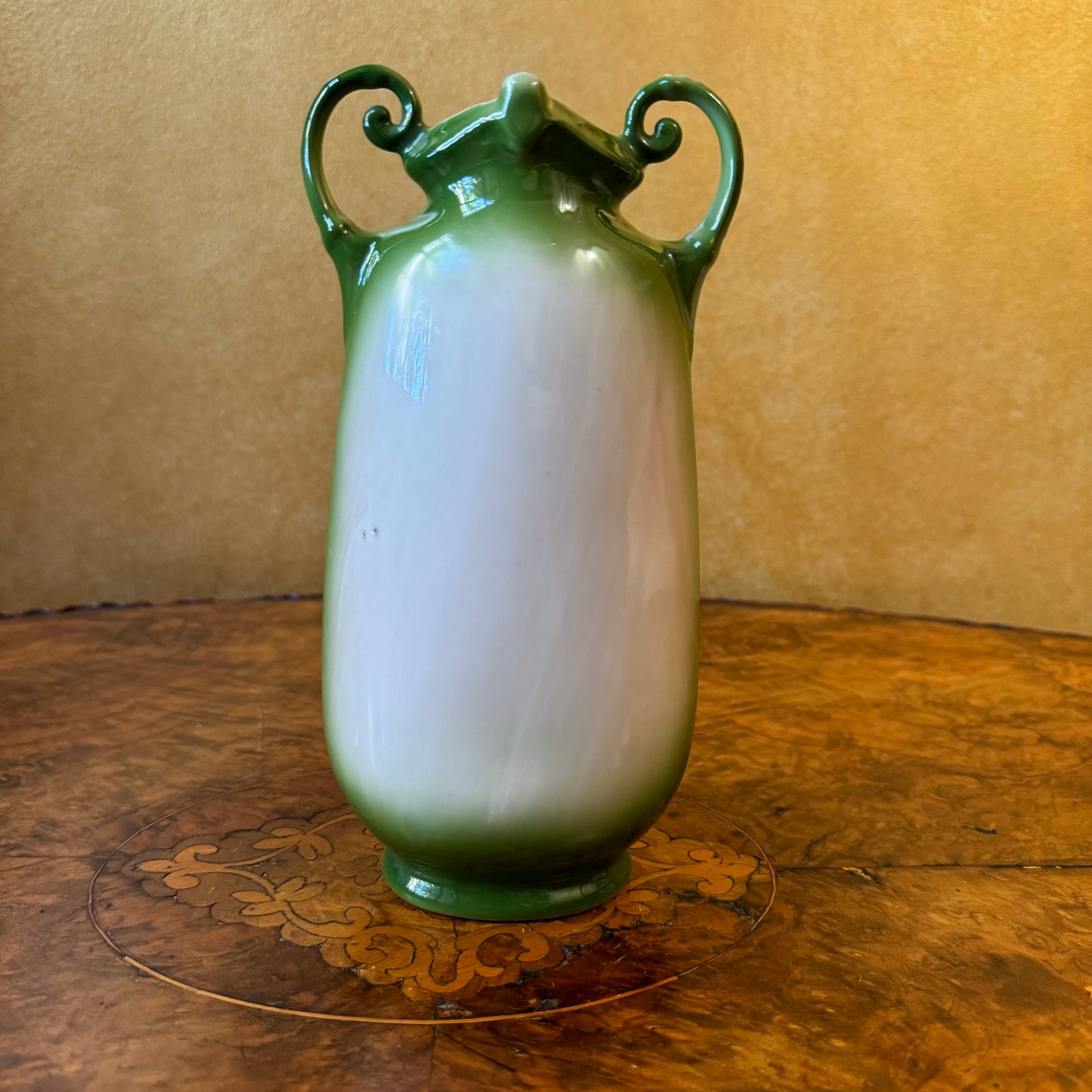 Printed Green Double Handled