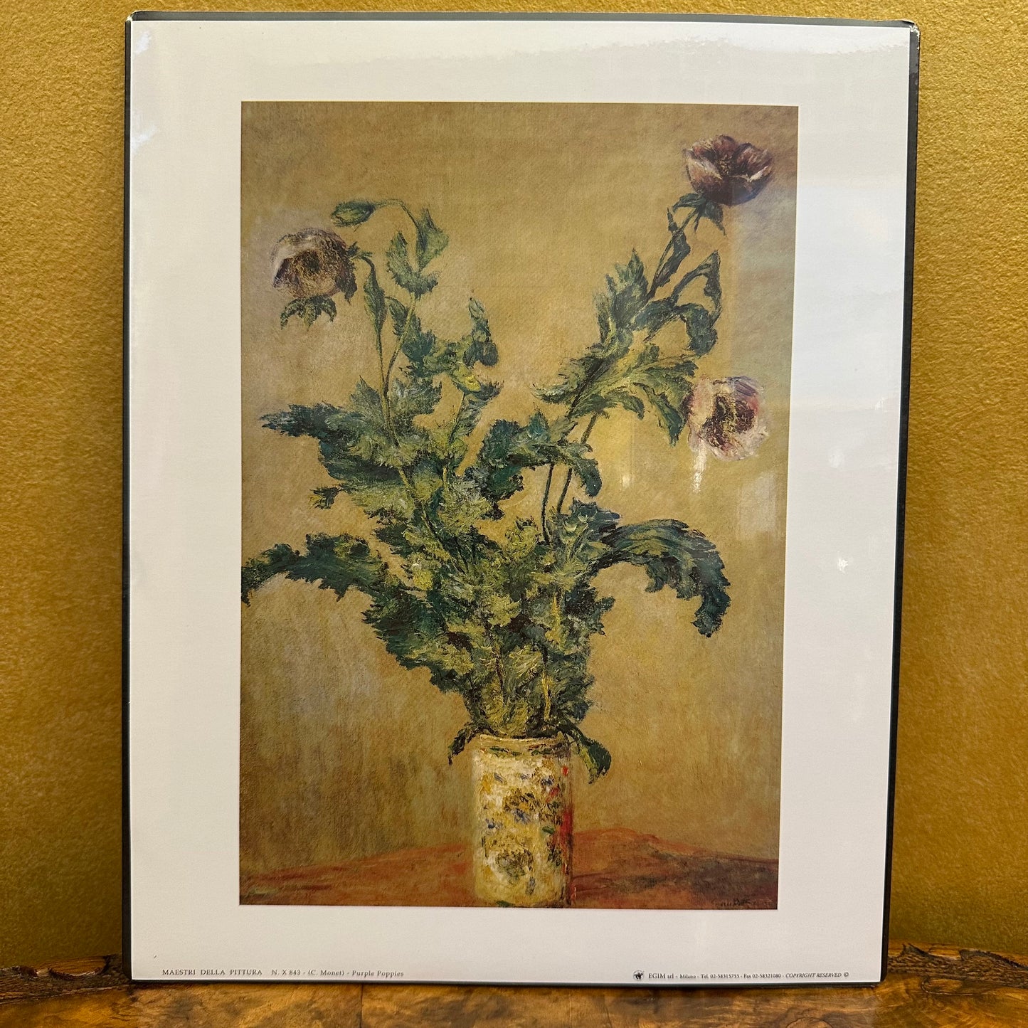 Purple Poppies Claude Monet Print