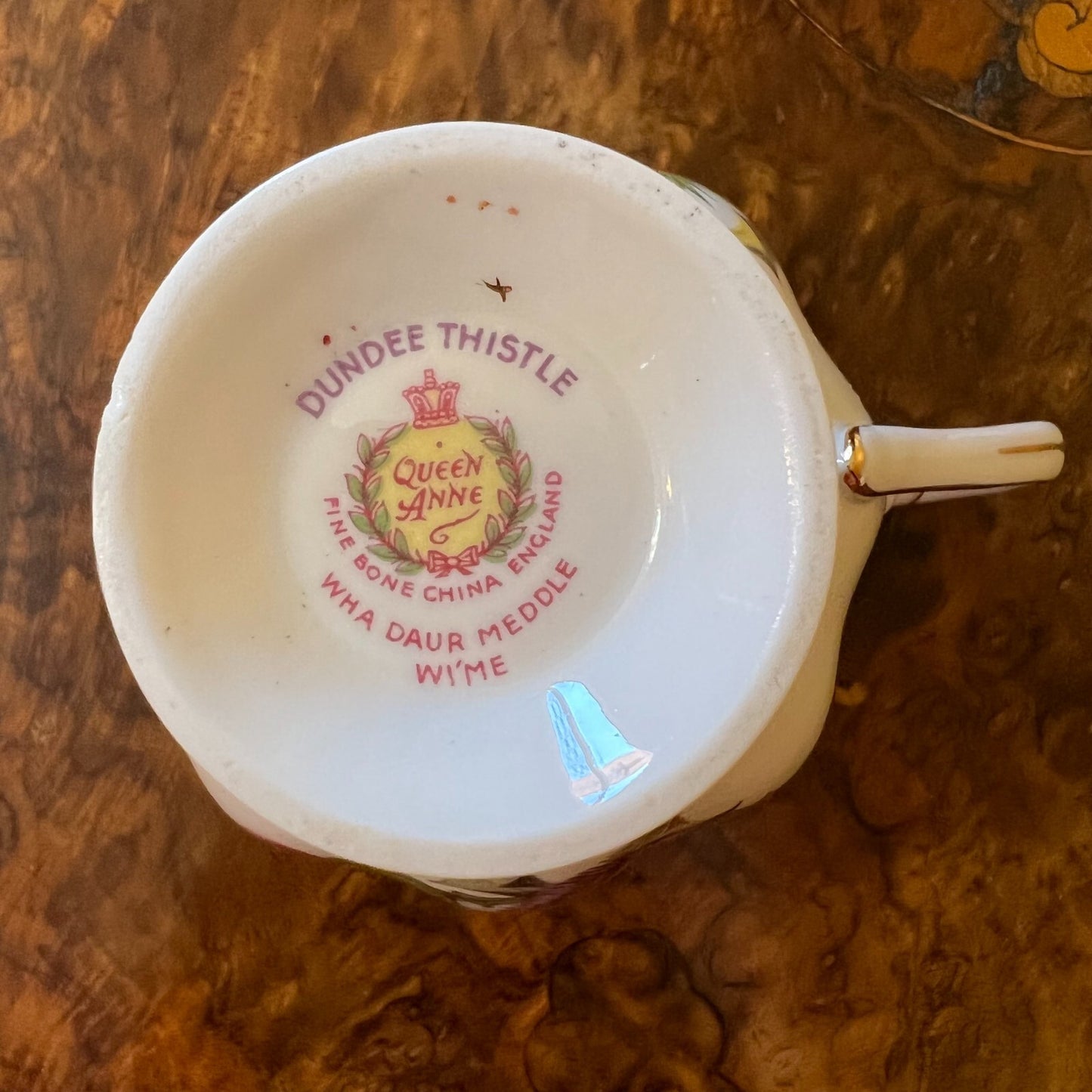 Queen Anne Dundee Thistle Tea