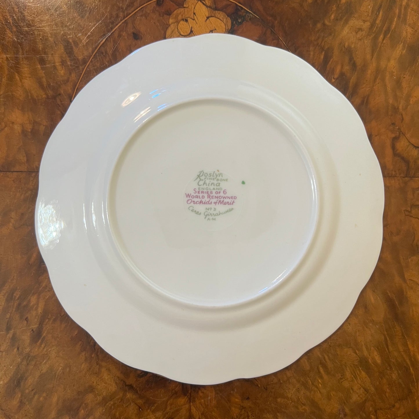 Roslyn Orchids of Merit Side Plate
