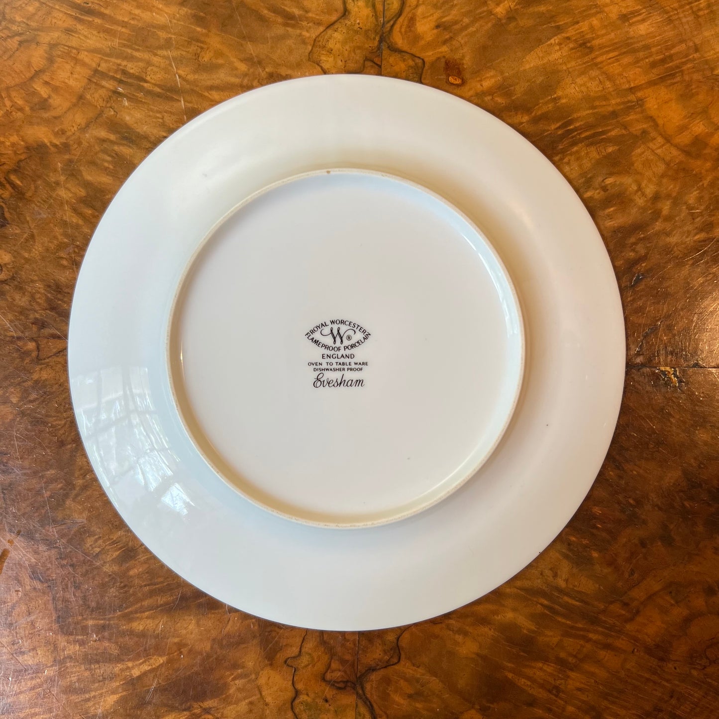 Vintage Worcester Evesham Fruits Entree Plate