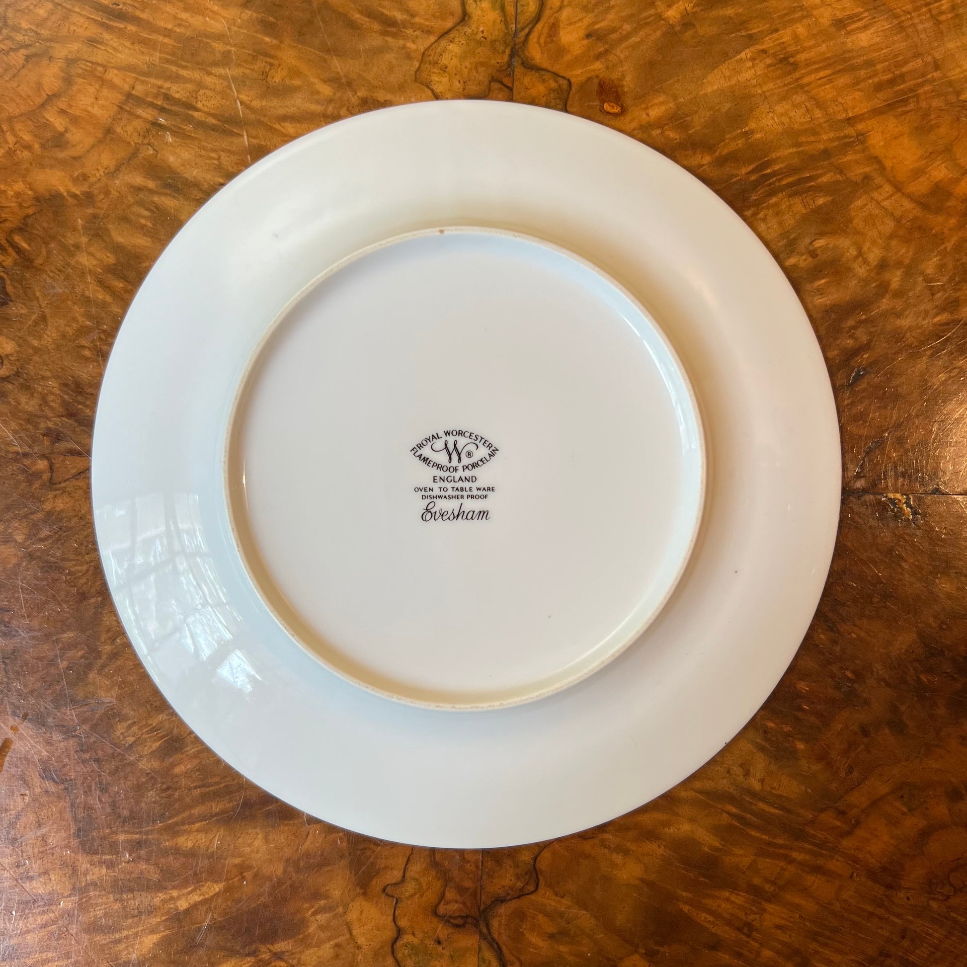 Vintage Worcester Evesham Fruits Entree Plate
