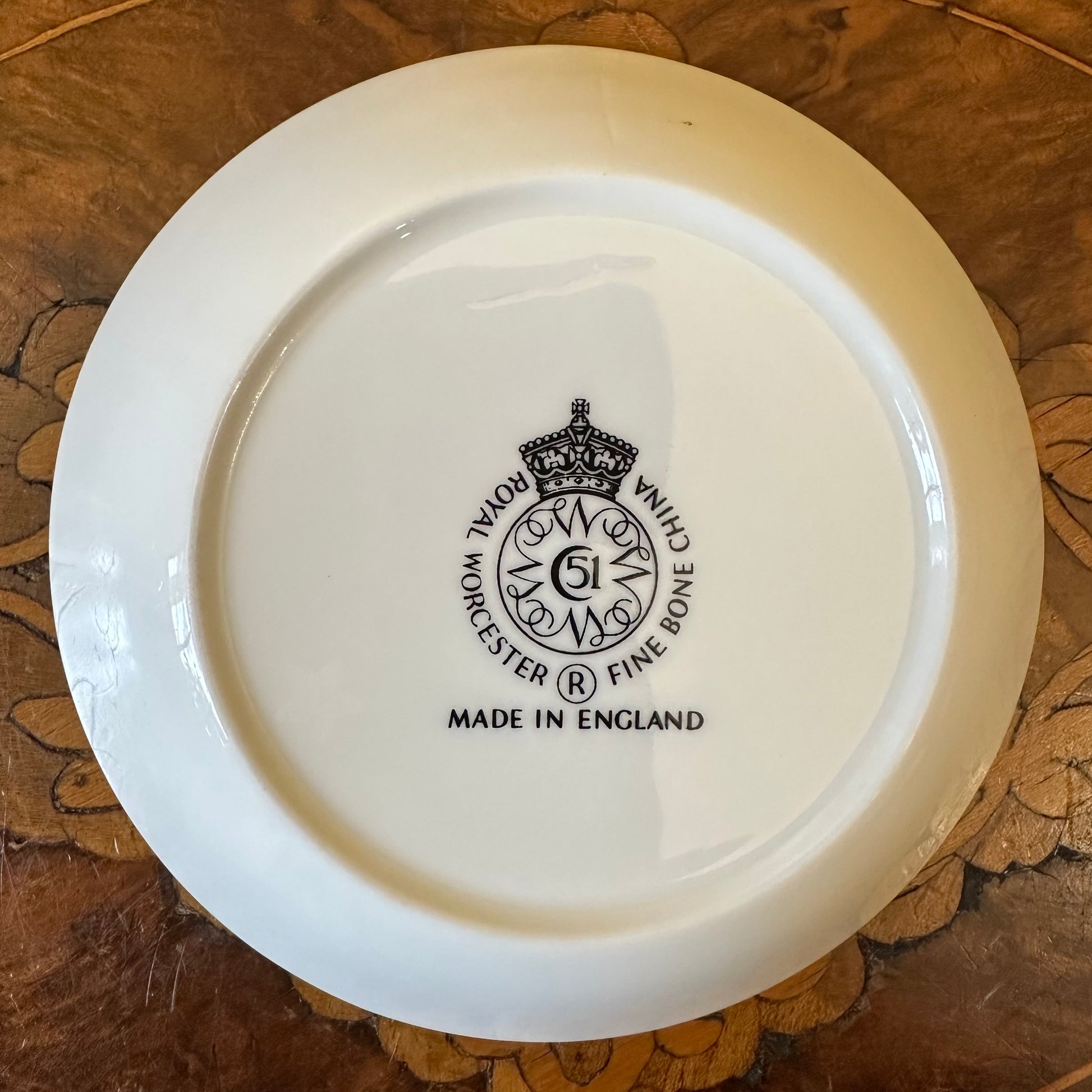 Royal Worcester Blue Gentian Dish