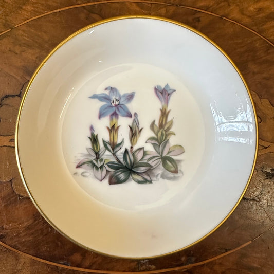 Royal Worcester Blue Gentian Small Dish