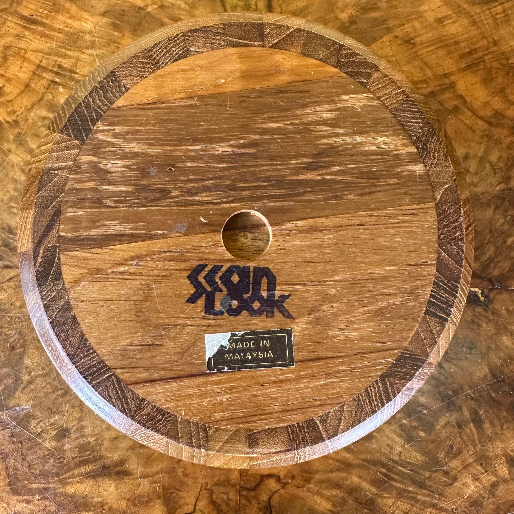 Scan Look Wooden Bowl
