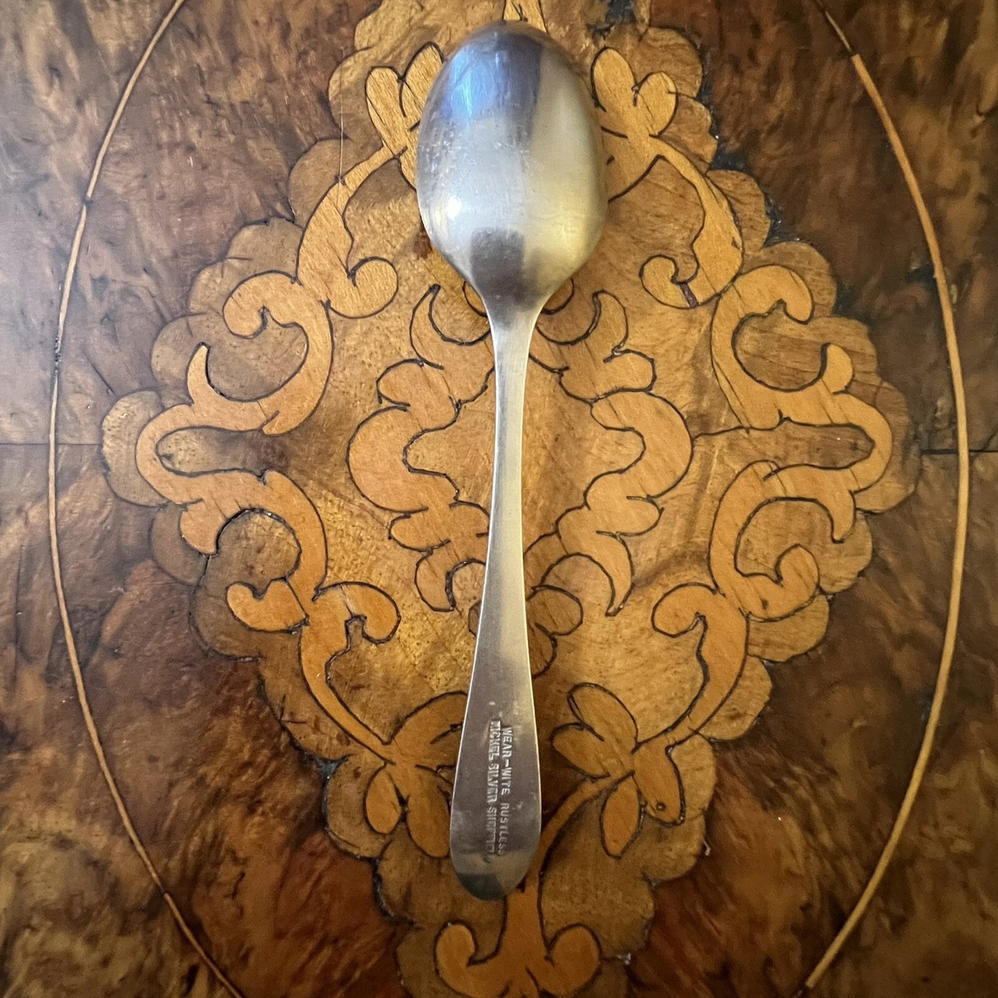 Sheffield Wear Wite Rustless Nickel Silver Spoon