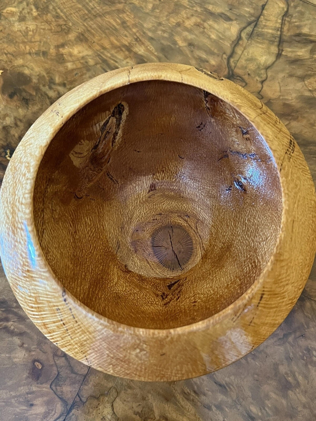 Silky Oak Bowl Display