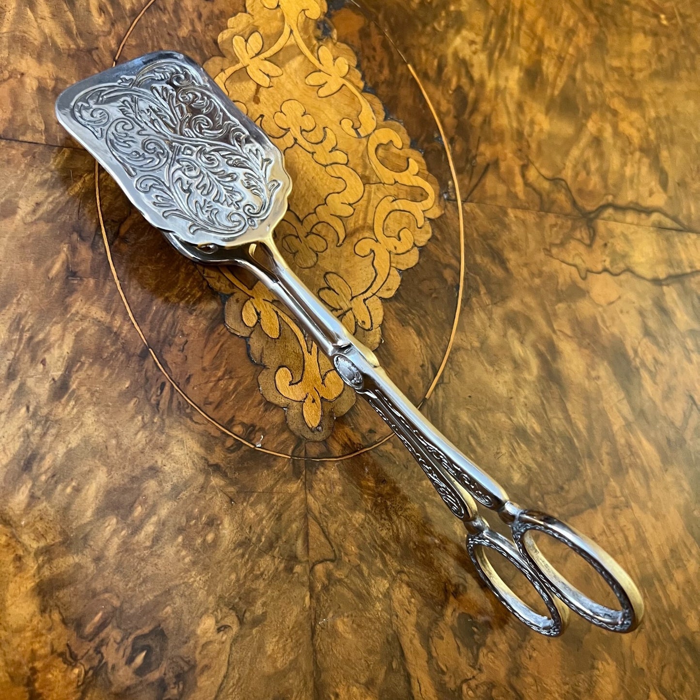 Silver Plated Serving Tongs