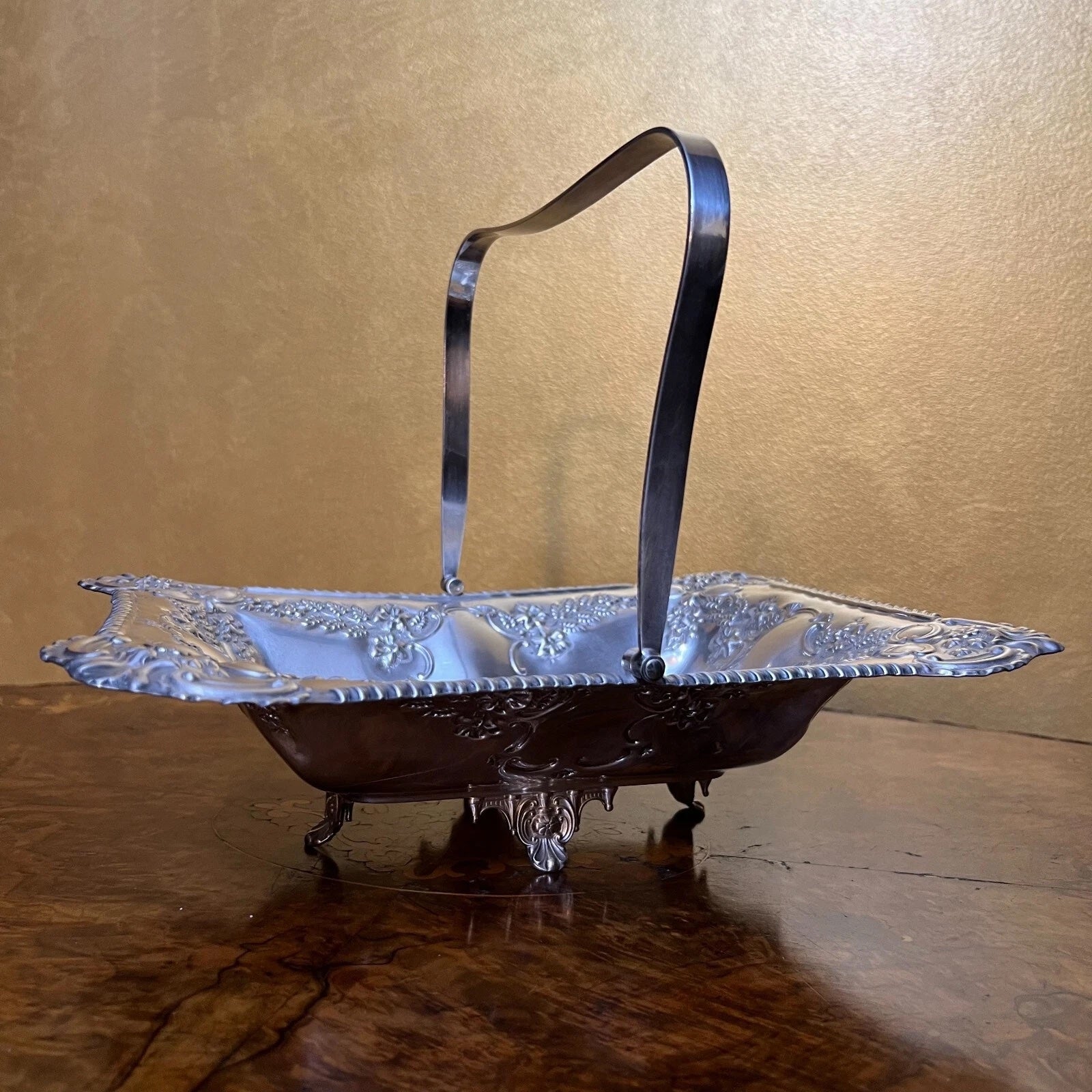 Silver Plated Tray Bowl With