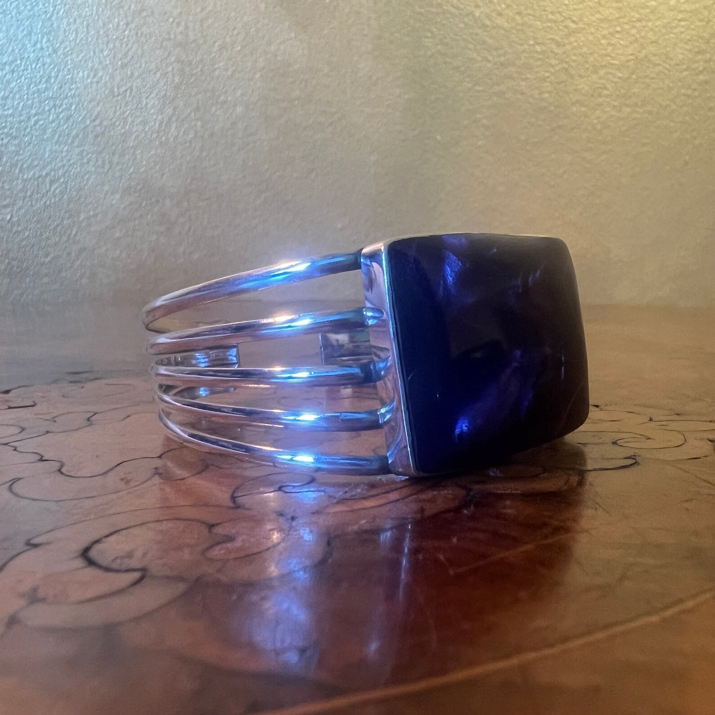 Silver Purple Costume Cuff