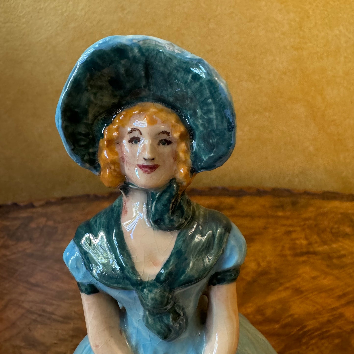 Spring Lady Porcelain Figurine Statue