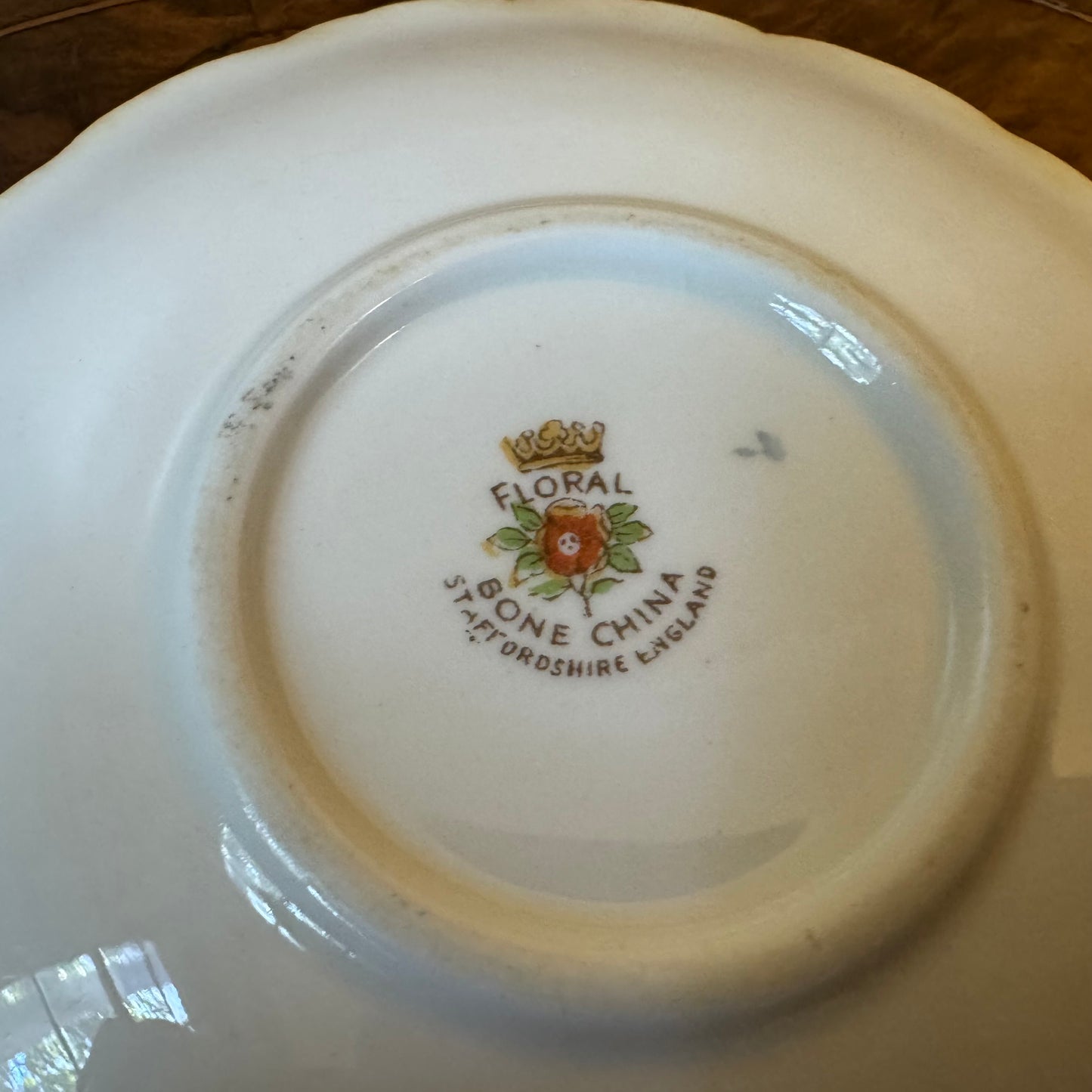 Staffordshire Floral Small Plate