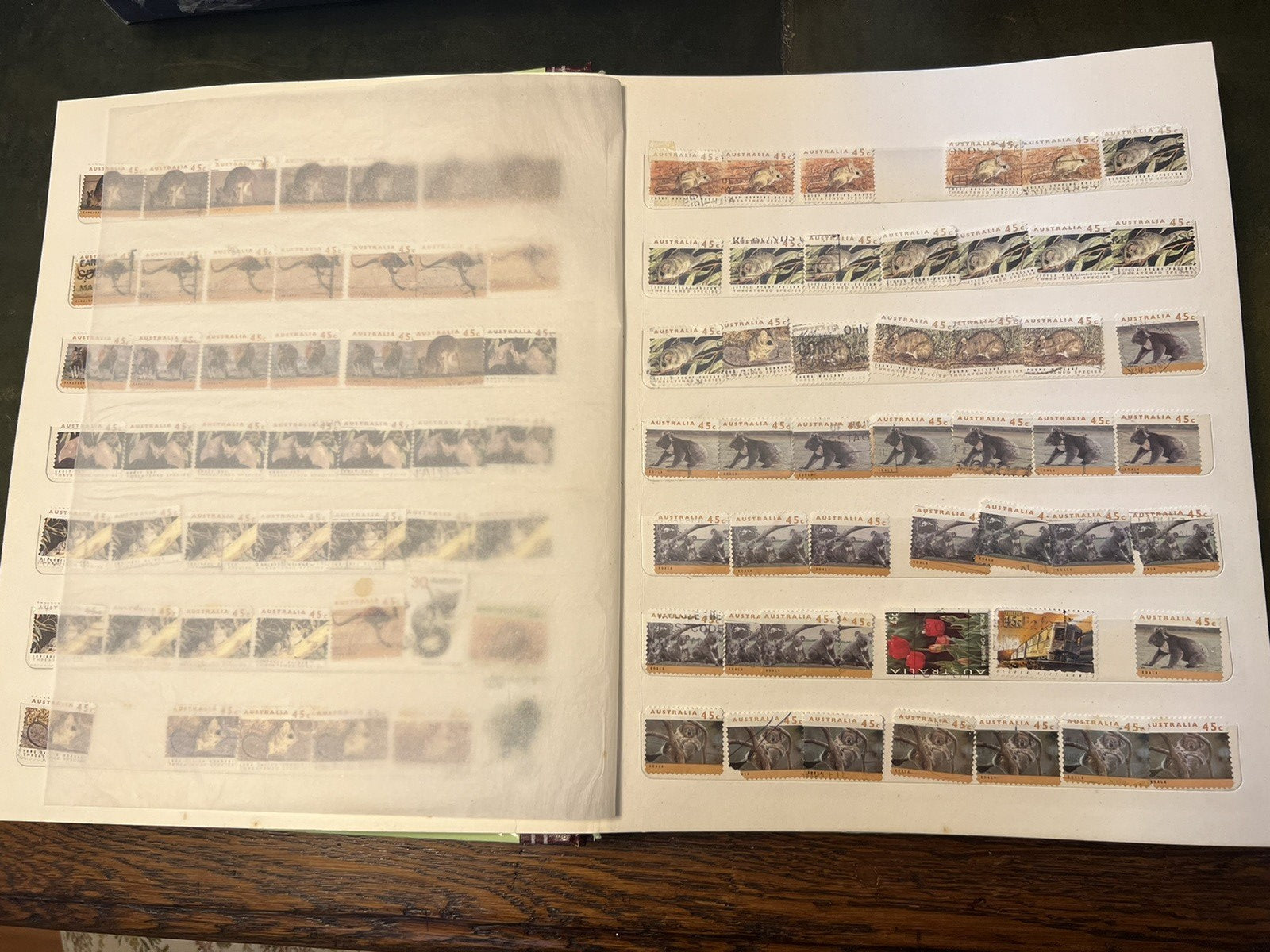 Stamp Collection 10 pages Book