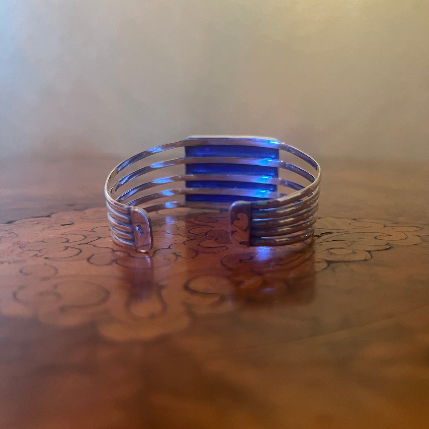 Sterling Silver Purple Costume Cuff