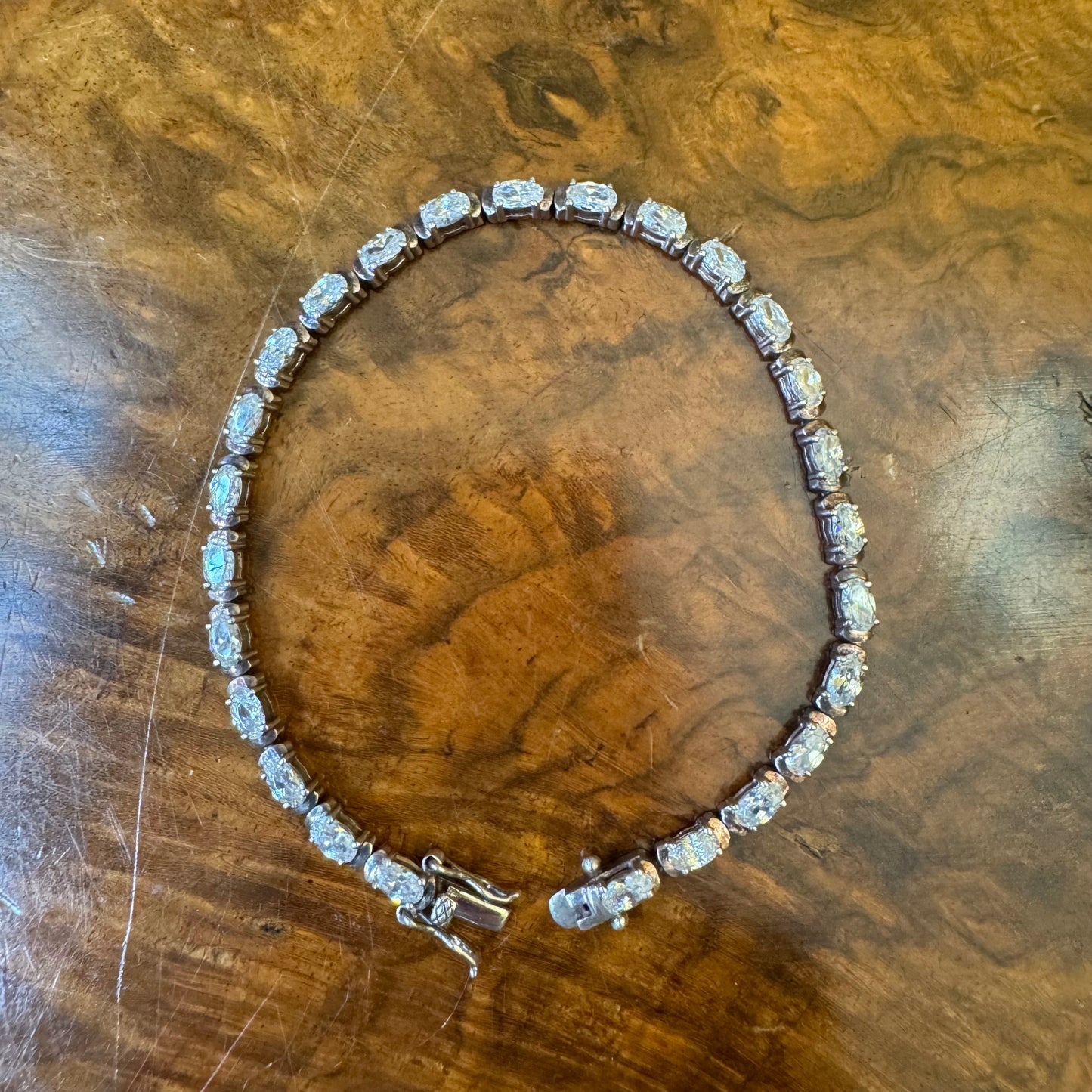 Stones Sterling Silver Bracelet