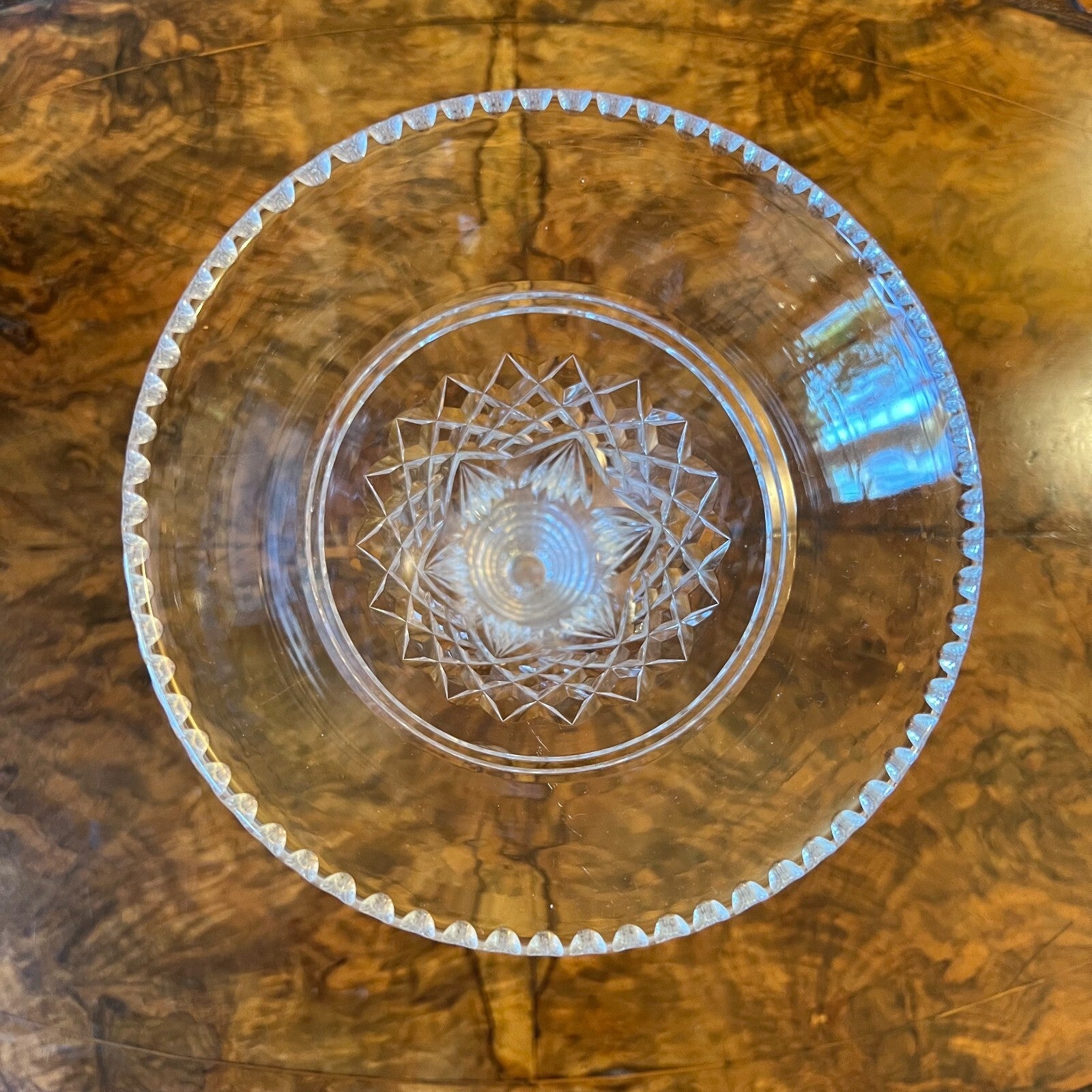 Stuart Crystal Trumpet Vase