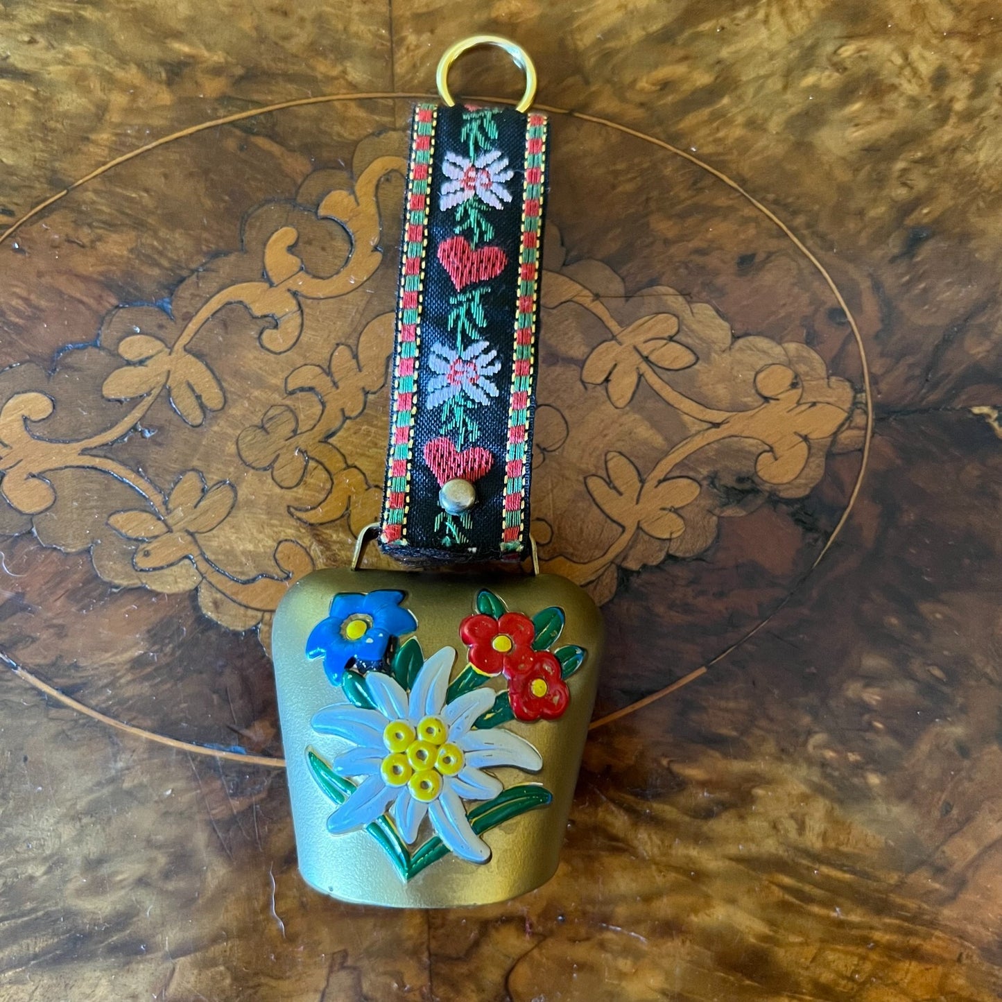 Swiss Hand Painted Small Cow Bell