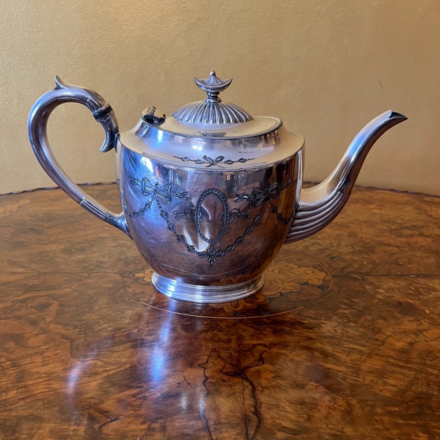 Thomas Otley & Sons Sheffield Silver Plate Teapot