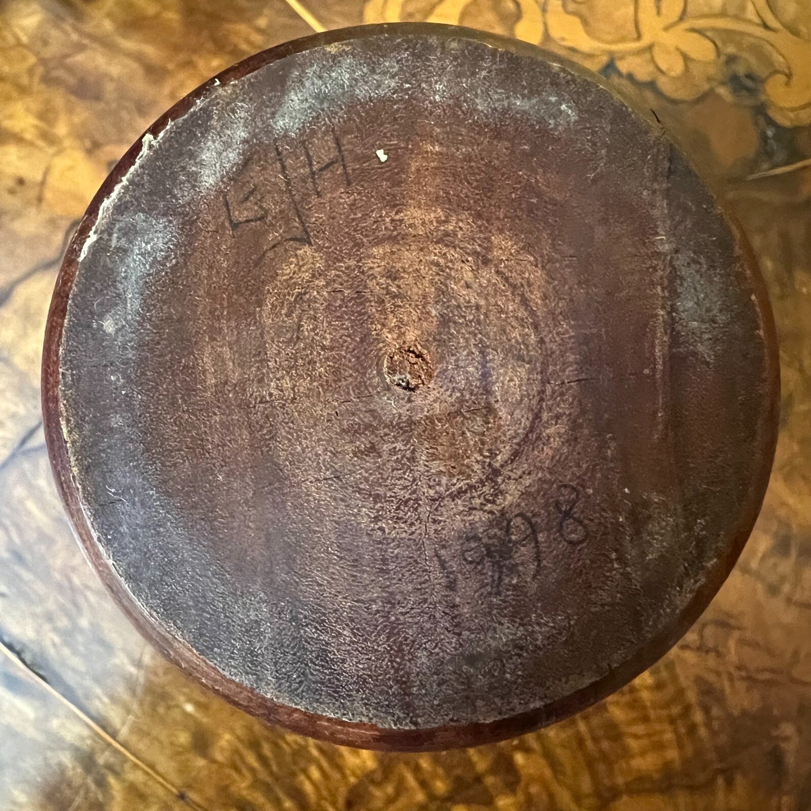 Three Hand Made Wooden Vase