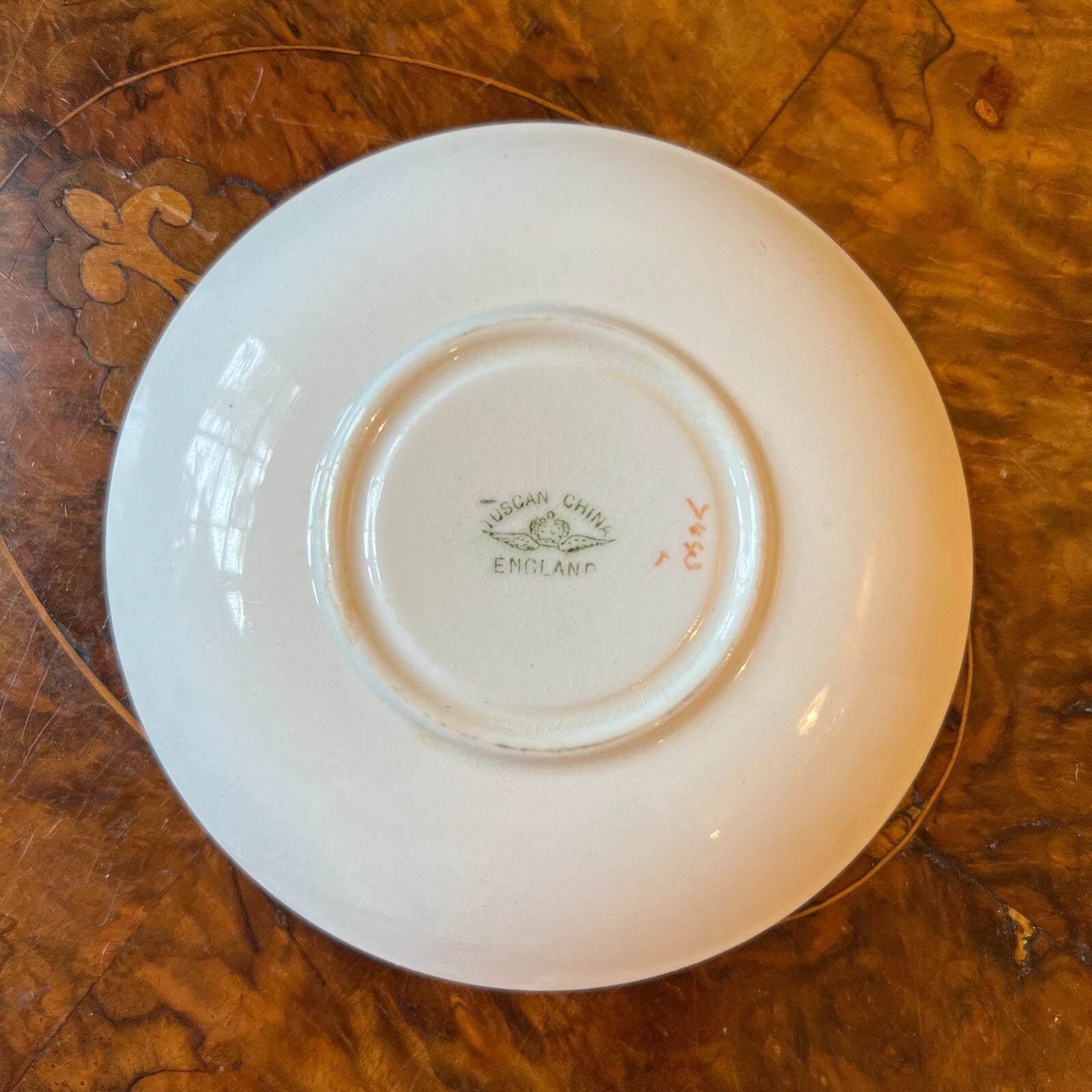 Tuscan Bird Print Saucer Plate