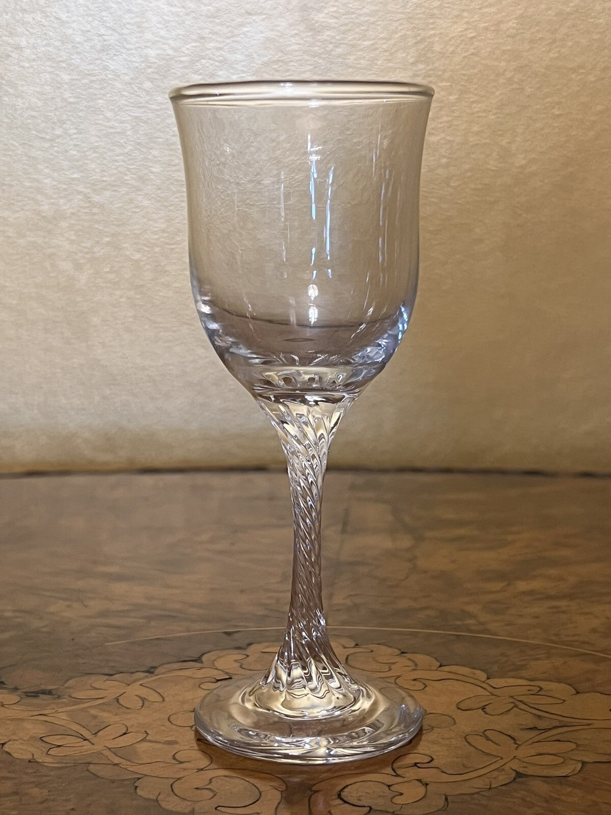 Twist Stem Port Glasses Set Of Five