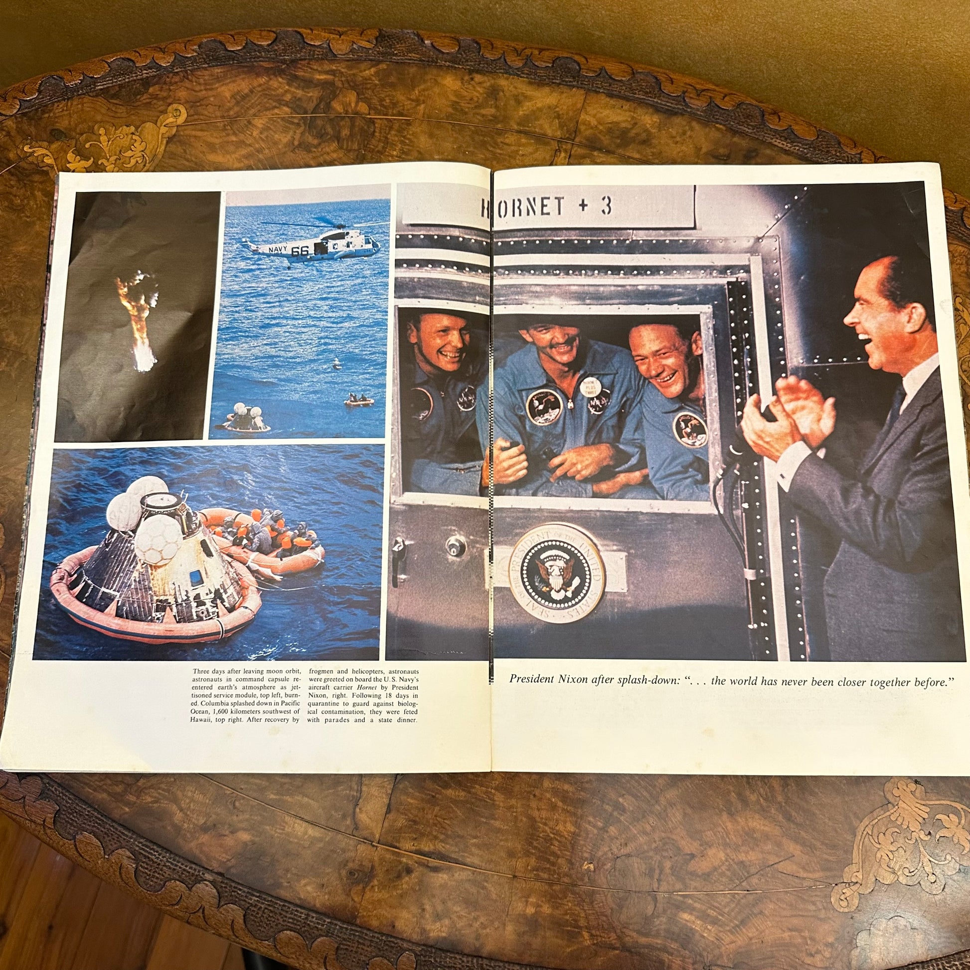 Vintage 1969 To The Moon & Beyond Book