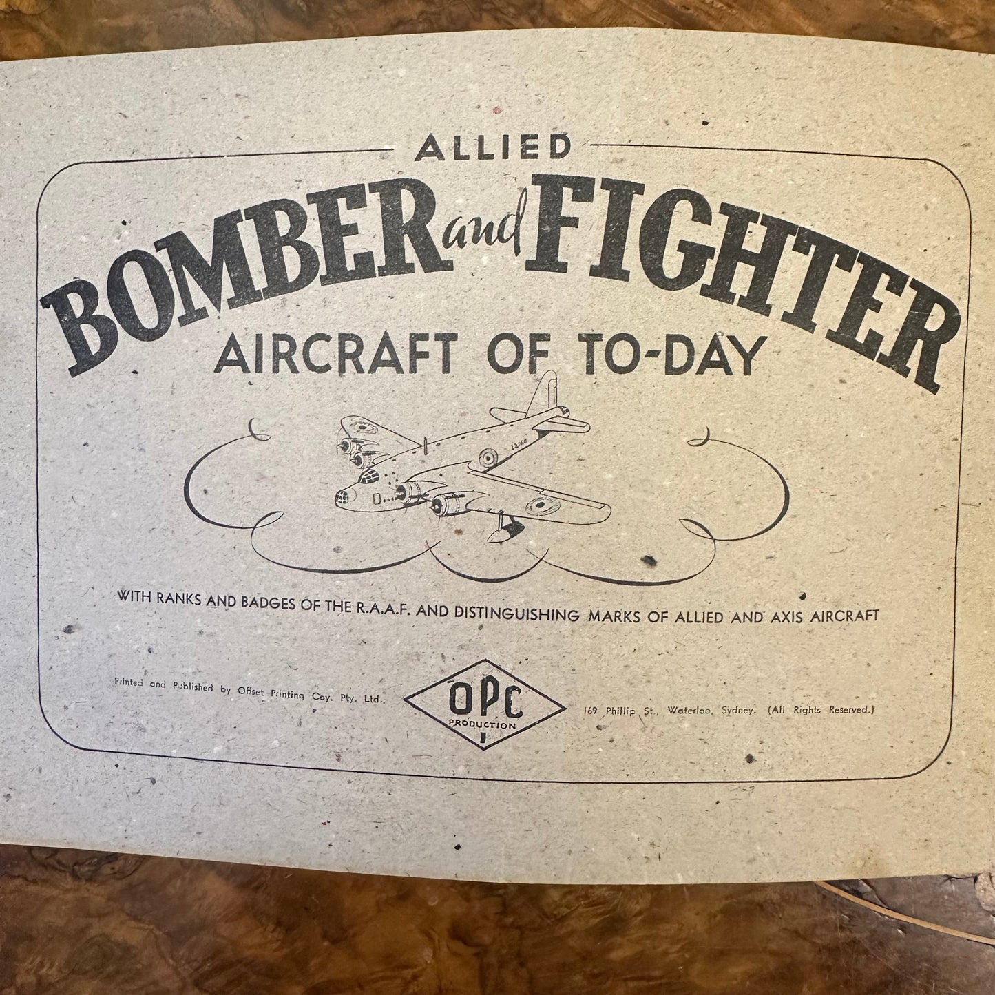 Vintage Allied Bomber and Fighter Aircraft of To-Day 1940s Paperback